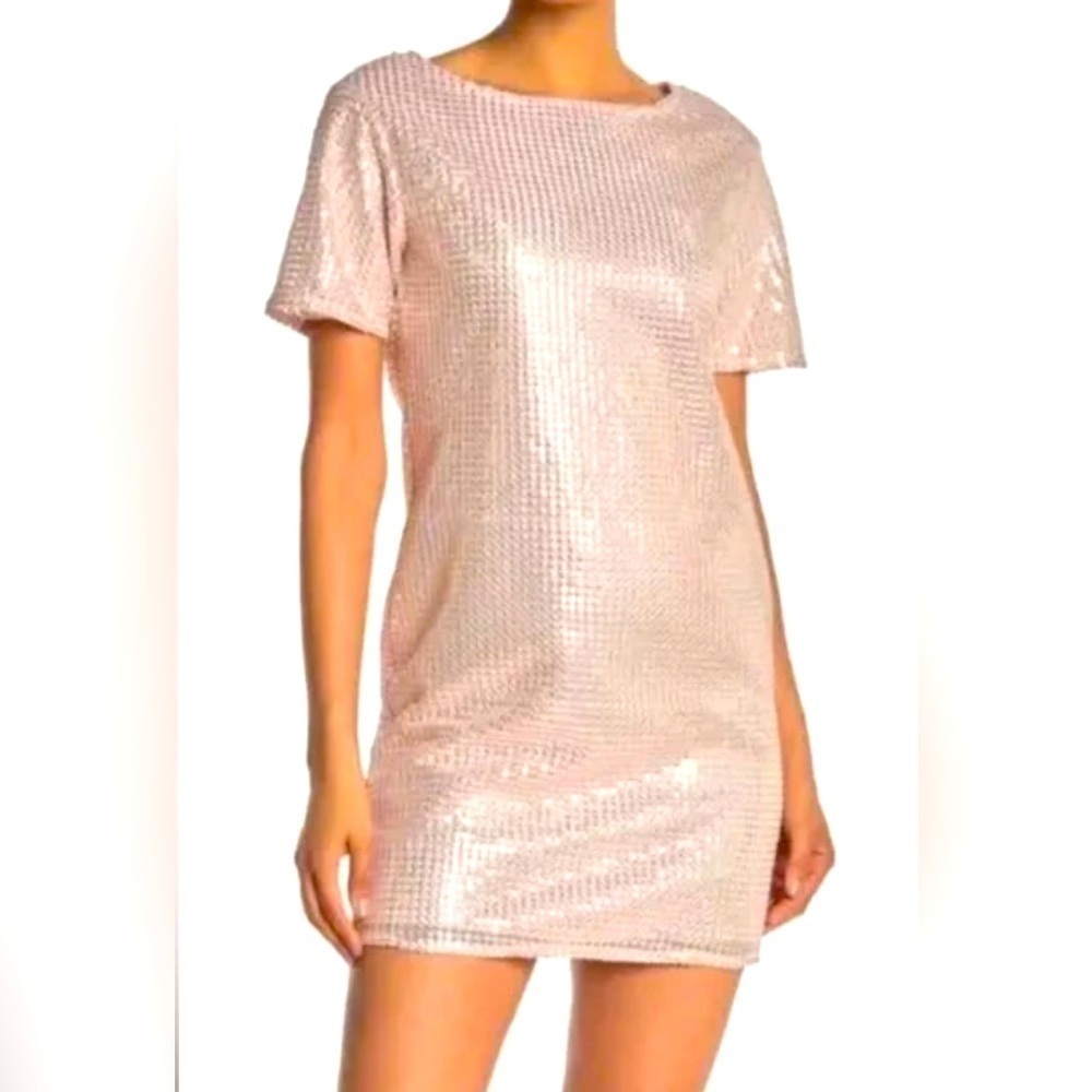 LAUNDRY by Shelly Segal short sequin dress NWT SIZE 10